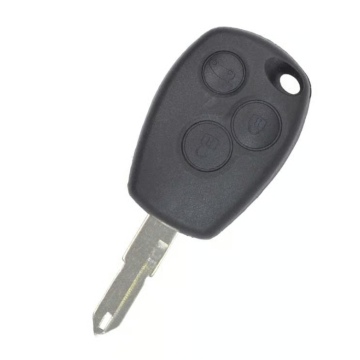 Renault Dacia Fernbedienungsschlüssel mit 3 Tasten, 433 MHz, PCF7946 Transponder