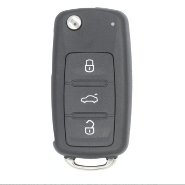 Volkswagen VW Jetta/Golf 2017 Klappschlüssel mit Fernbedienung, UDS Typ 3 Tasten, 433 MHz MQB Transponder