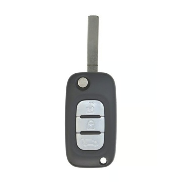  Renault Fluence Megane 3-Tasten-Klappschlüssel-Fernbedienung mit 433 MHz und PCF7961A-Transponde