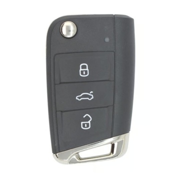 VW MQB Klappschlüssel mit Näherungssensor, 433 MHz, 3 Tasten, HU162-Schlüsselbart, 5G6 959 752 AB
