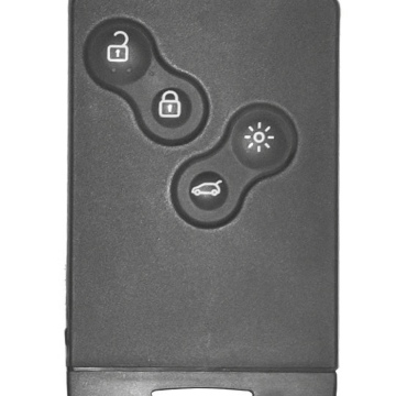 Autoschlüssel mit Fernbedienung für Renault Clio 4   – Smart Key 433 MHz, 4a  - PCF7953 Chip